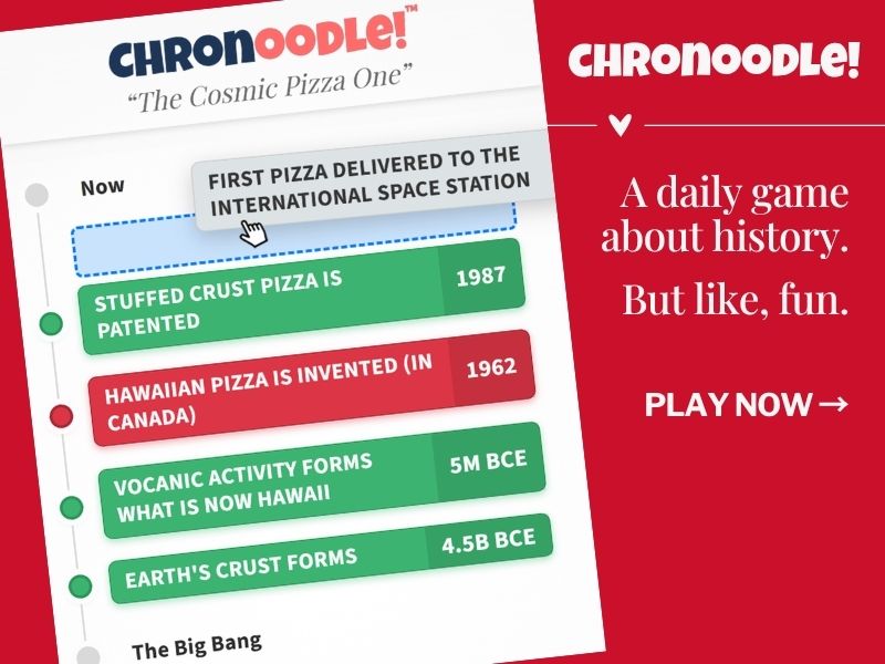 A Daily Game About History. Play Chronoodle.